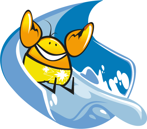 Timi, la mascota de Aqualava Waterpark
