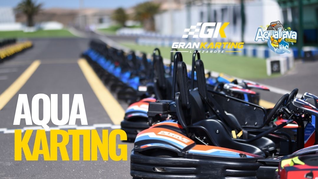 Promoción AquaKarting - Entrada Aqualava + Gran Karting Lanzarote
