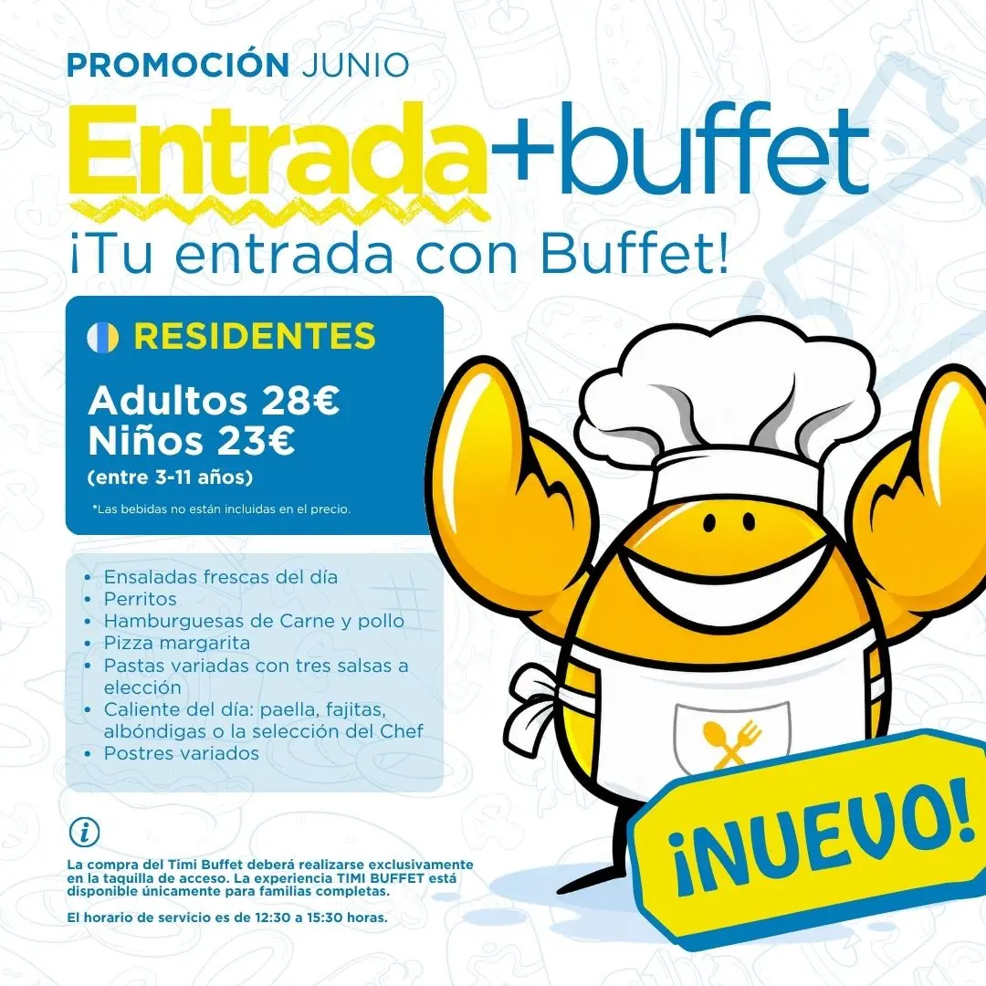 Aqualava Waterpark - Buffet